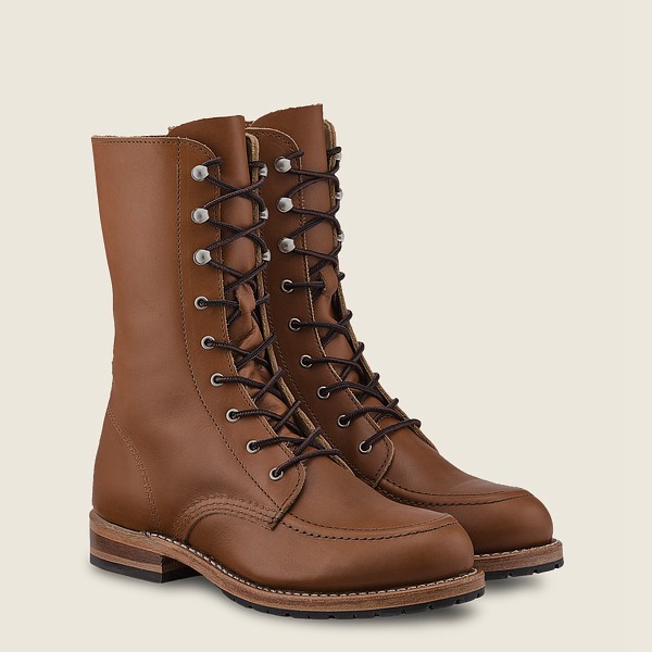 Botas Red Wing Heritage Mujer Marrom - Gracie - Tall Boundary Cuero - 398-LYGFOB